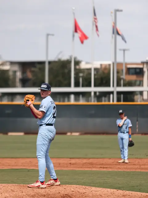 GBG Colorado 2027 pitcher in the set position