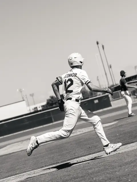GBG Colorado 2029 baserunner O'Connor sprinting down the line