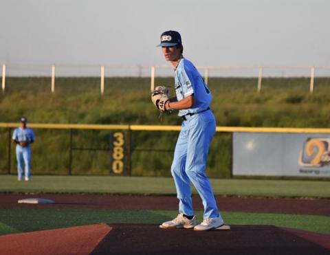 GBG Colorado pitcher in the set position on the mound